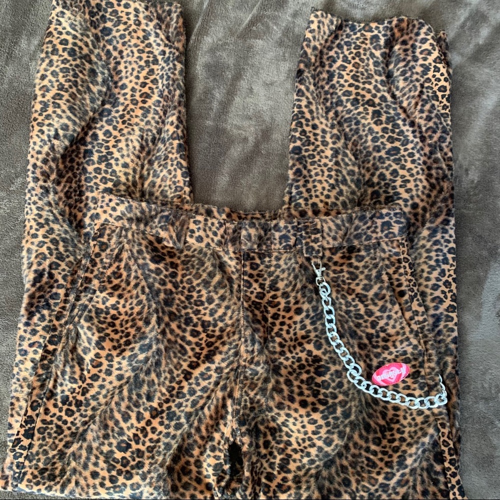 ‼️SOLD‼️O-Mighty Leopard Chain Pants